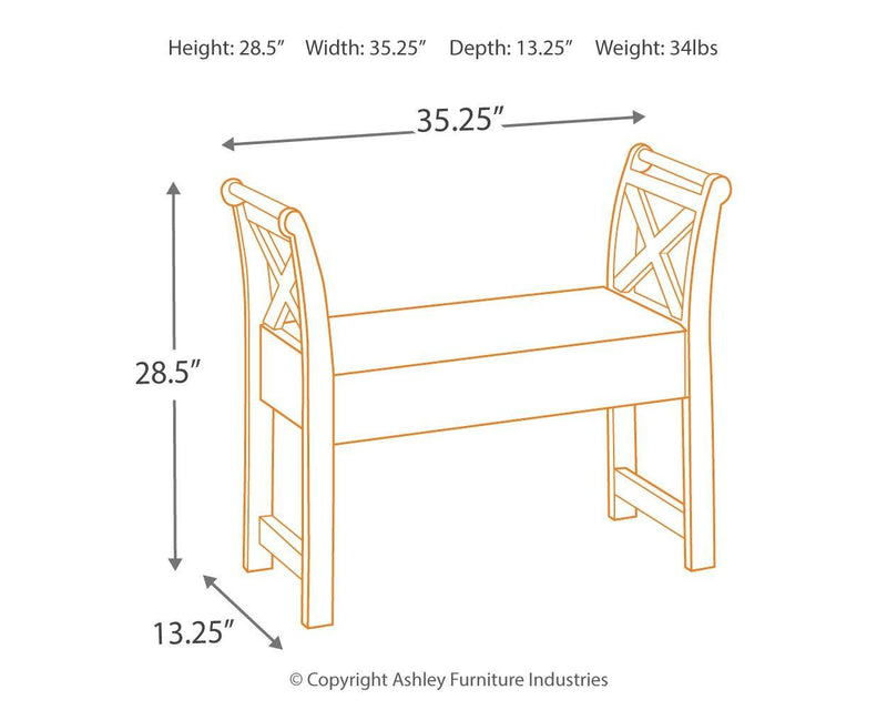 Abbonto - Accent Bench