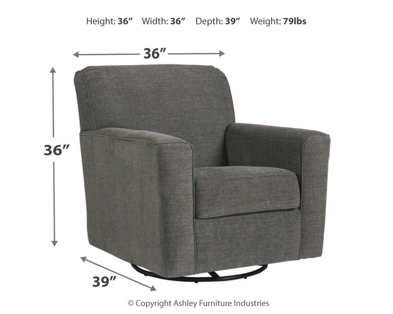 Alcona - Swivel Glider Accent Chair