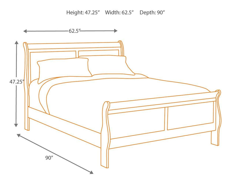 Alisdair - Sleigh Bed