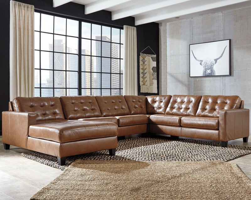 Baskove - - Left Arm Facing Corner Chaise Sectional