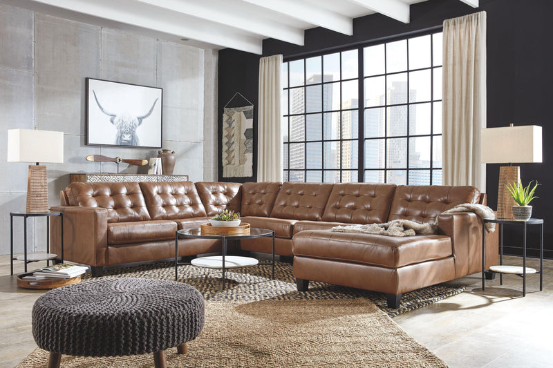 Baskove - - Left Arm Facing Loveseat Sectional