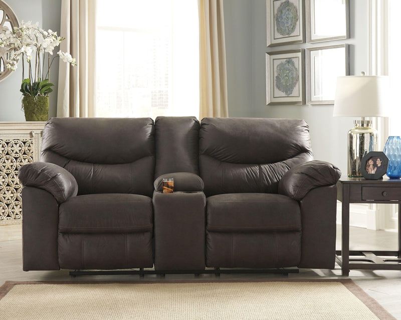 Boxberg - Dbl Rec Loveseat W/console