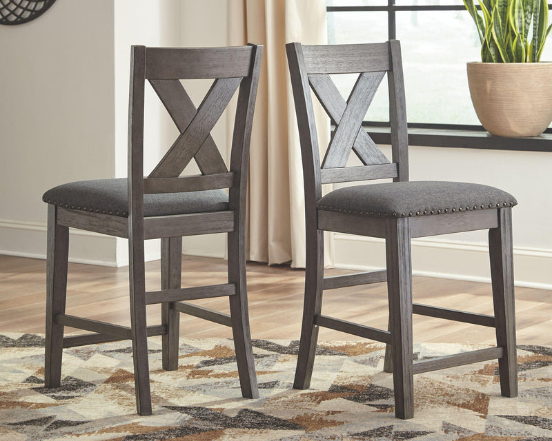 Caitbrook - Upholstered Barstool (2/cn)