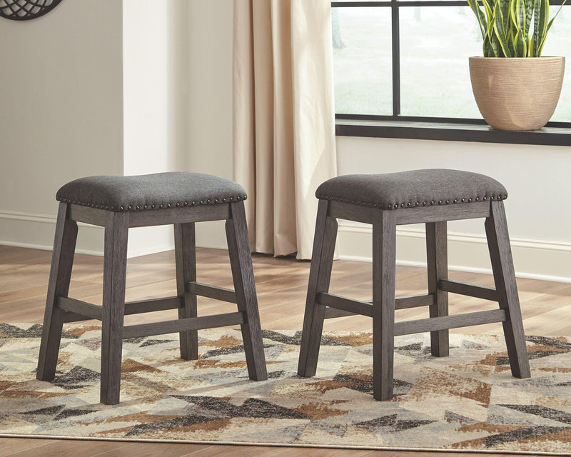 Caitbrook - Upholstered Stool (2/cn)