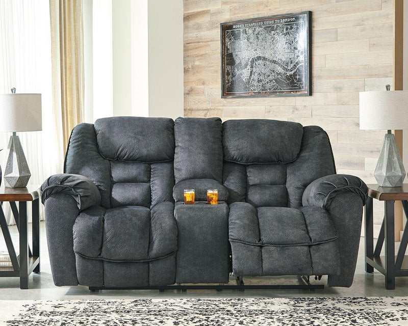 Capehorn - Dbl Rec Loveseat W/console