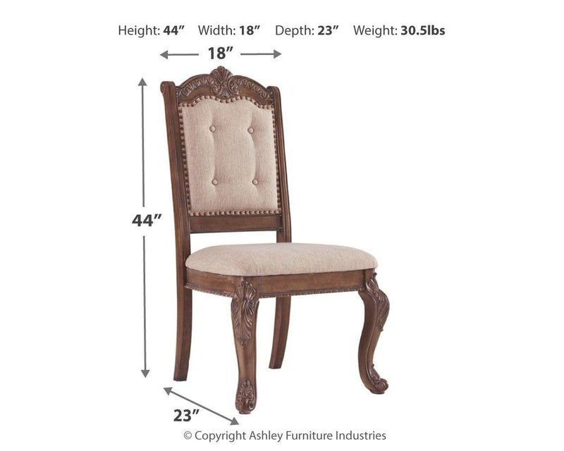 Charmond - Dining Uph Side Chair (2/cn)