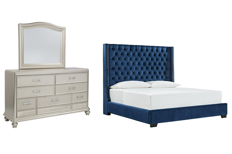 Coralayne 5-Piece Upholstered Bedroom Set