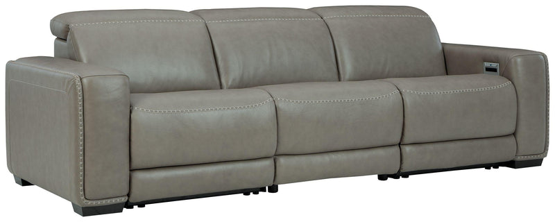 Correze - Left Arm Facing Power Recliner Sectional