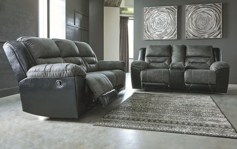 Earhart - Dbl Rec Loveseat W/console