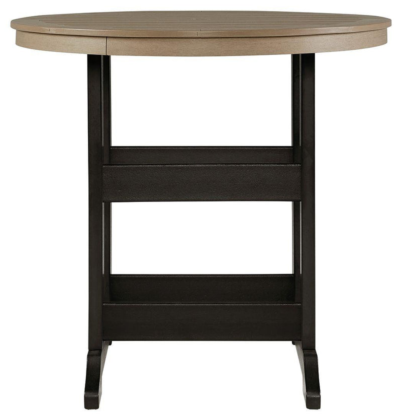 Fairen Trail - Round Bar Table W/umb Opt