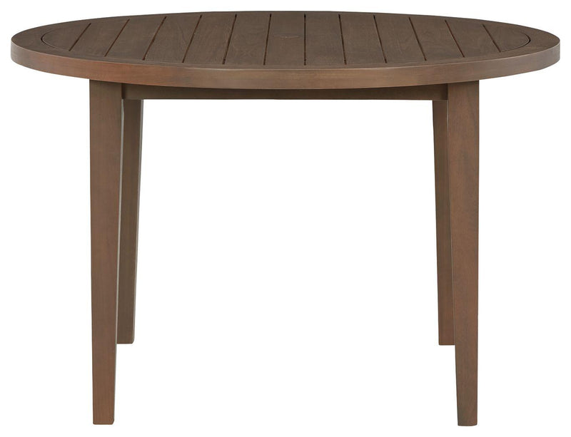 Germalia - Round Dining Table W/umb Opt