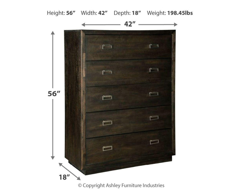 Hyndell - Five Drawer Chest