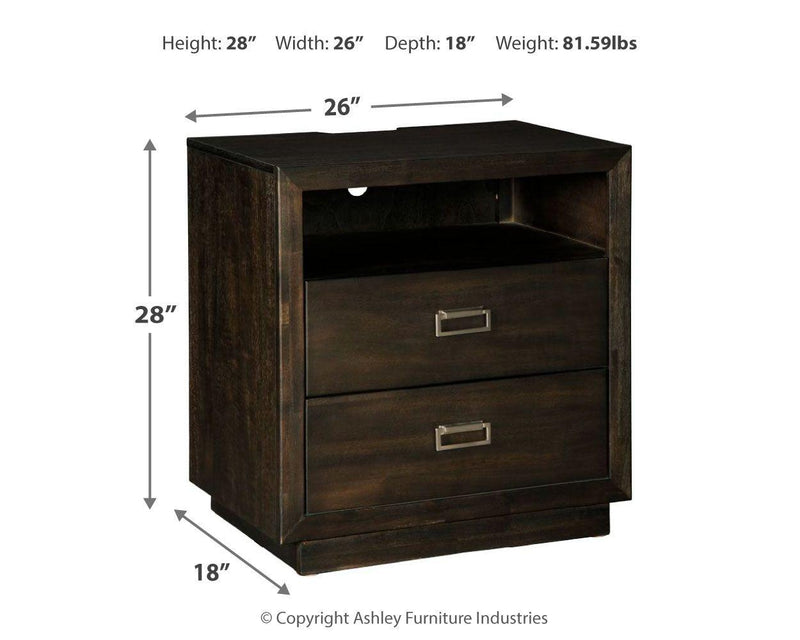 Hyndell - Two Drawer Night Stand