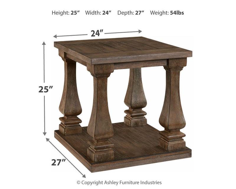 Johnelle - Rectangular End Table