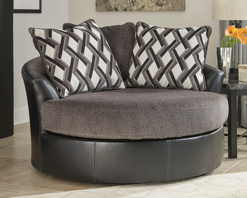 Kumasi - Oversized Swivel Accent Chair