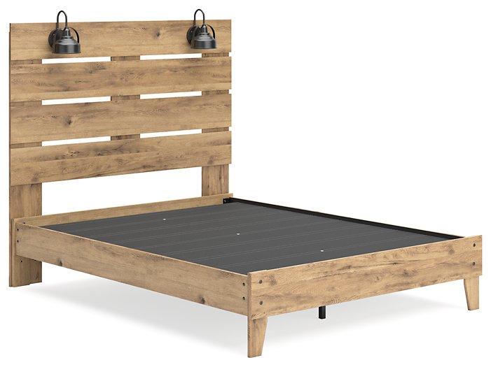 Larstin Panel Platform Bed