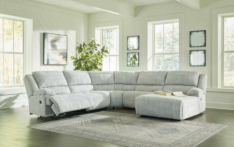 McClelland 5-Piece Reclining Sectional with Chaise