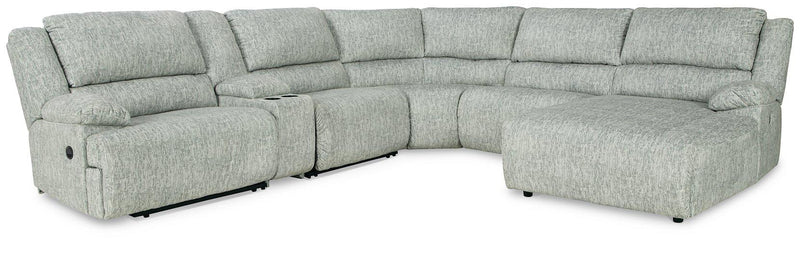 McClelland 6-Piece Reclining Sectional with Chaise