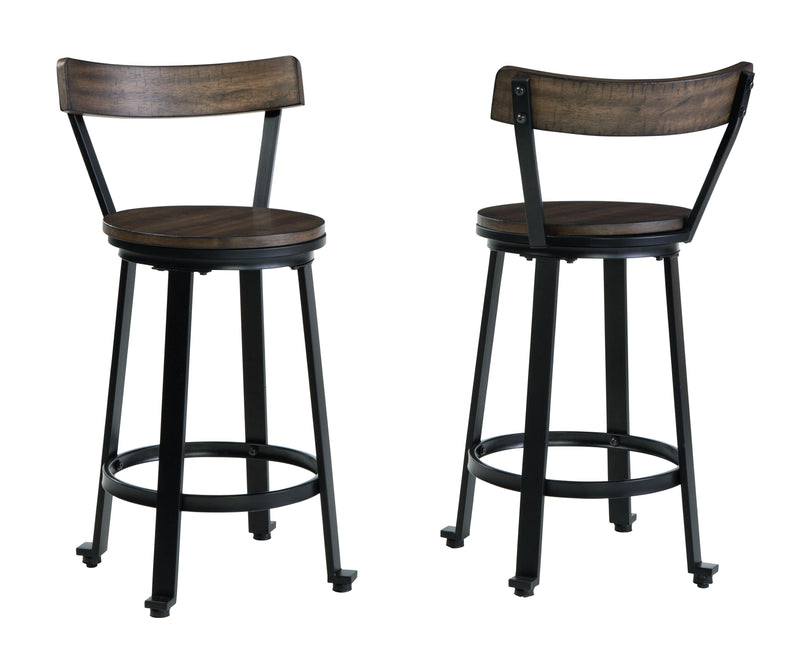 Melenski - Swivel Barstool (2/cn)