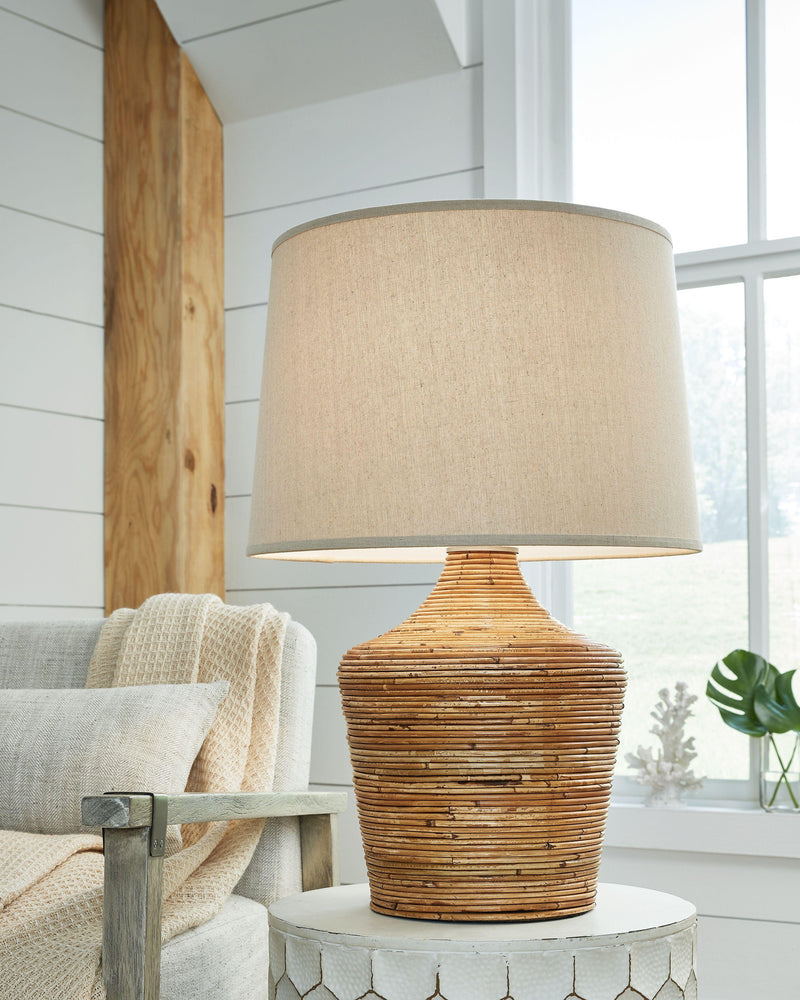 Kerrus - Rattan Table Lamp (1/cn)