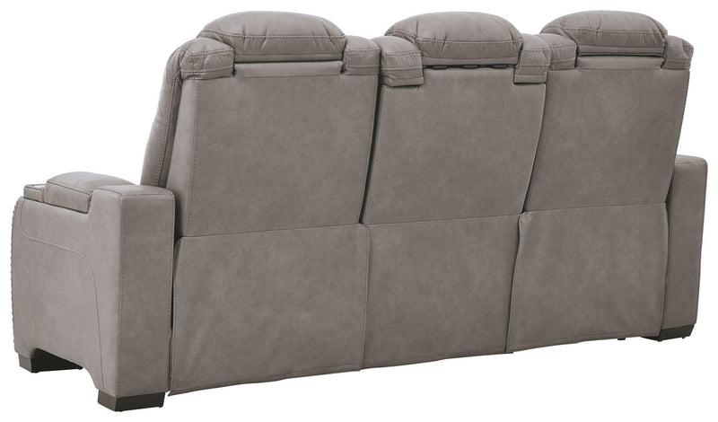 The Man-den - Pwr Rec Sofa With Adj Headrest