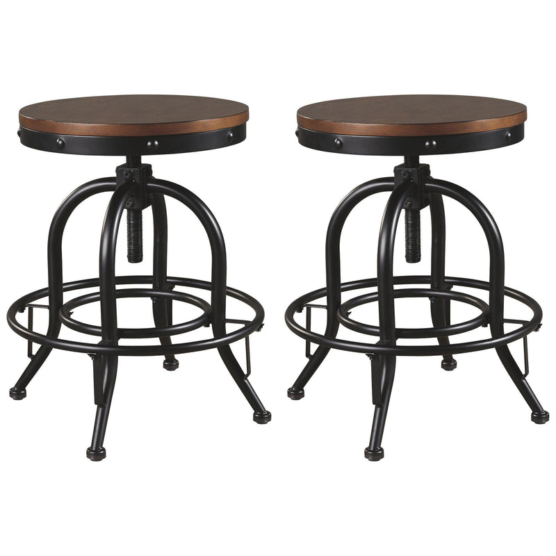 Valebeck - Swivel Barstool (2/cn)