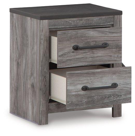 Bronyan Dark Gray Nightstand