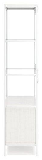 Deznee White Large Bookcase