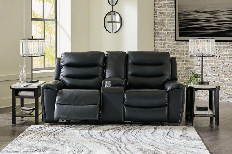 Warlin - Pwr Rec Loveseat/con/adj Hdrst