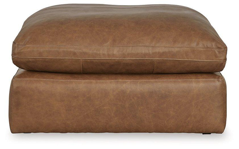 Emilia Caramel Oversized Accent Ottoman