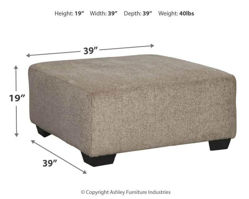 Ballinasloe - Oversized Accent Ottoman