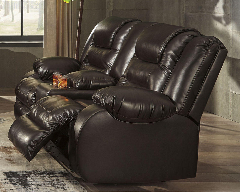 Vacherie - Dbl Rec Loveseat W/console