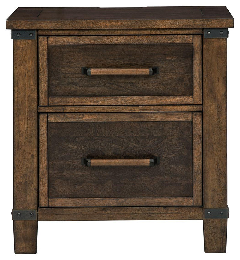 Wyattfield - Two Drawer Night Stand