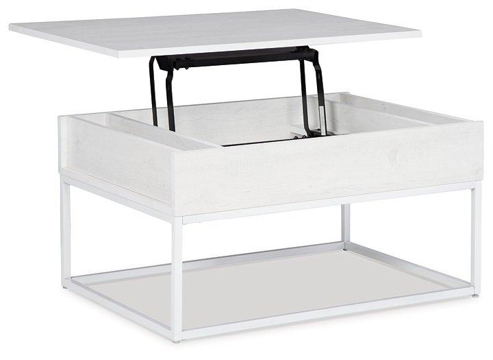 Deznee White Lift Top Coffee Table