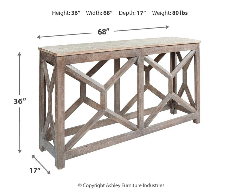 Lanzburg - Console Sofa Table