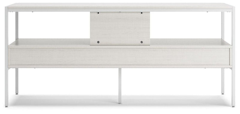 Deznee White 60" TV Stand