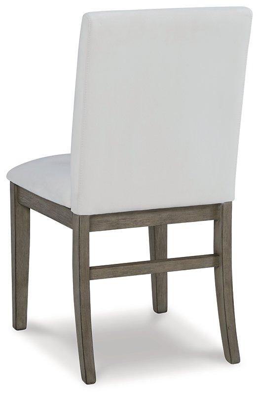 Anibecca Gray/Off White Dining Chair