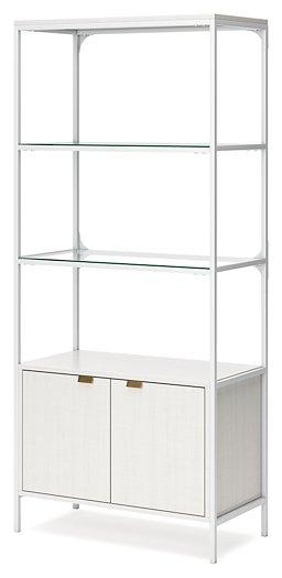 Deznee White Large Bookcase