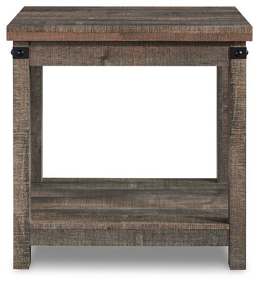 Hollum Rustic Brown End Table