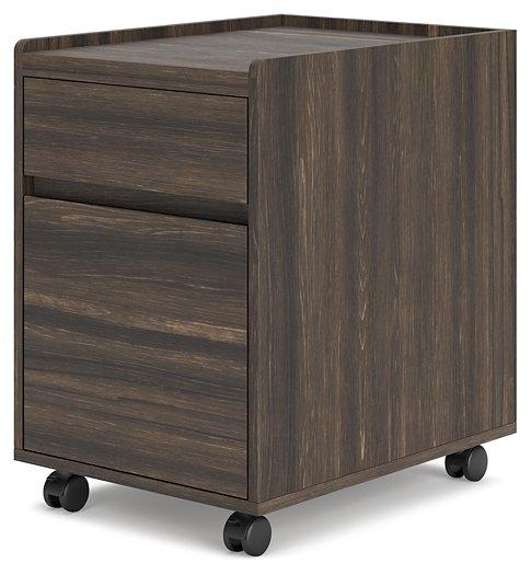 Zendex Dark Brown File Cabinet