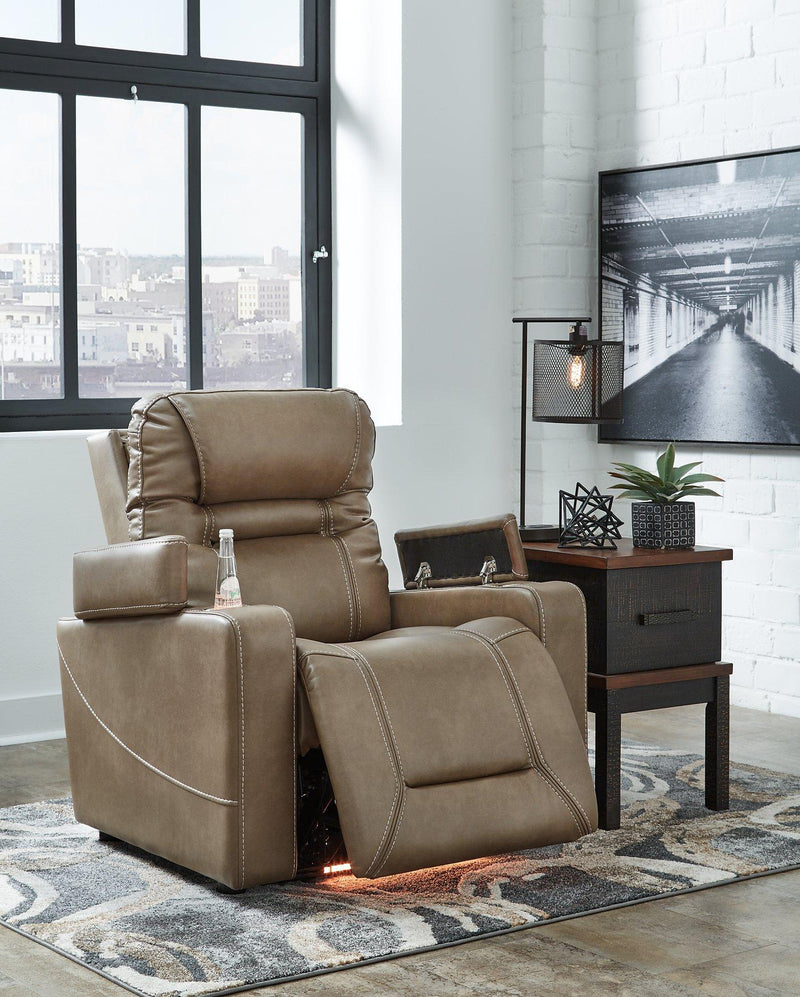 Crenshaw Cappuccino Power Recliner