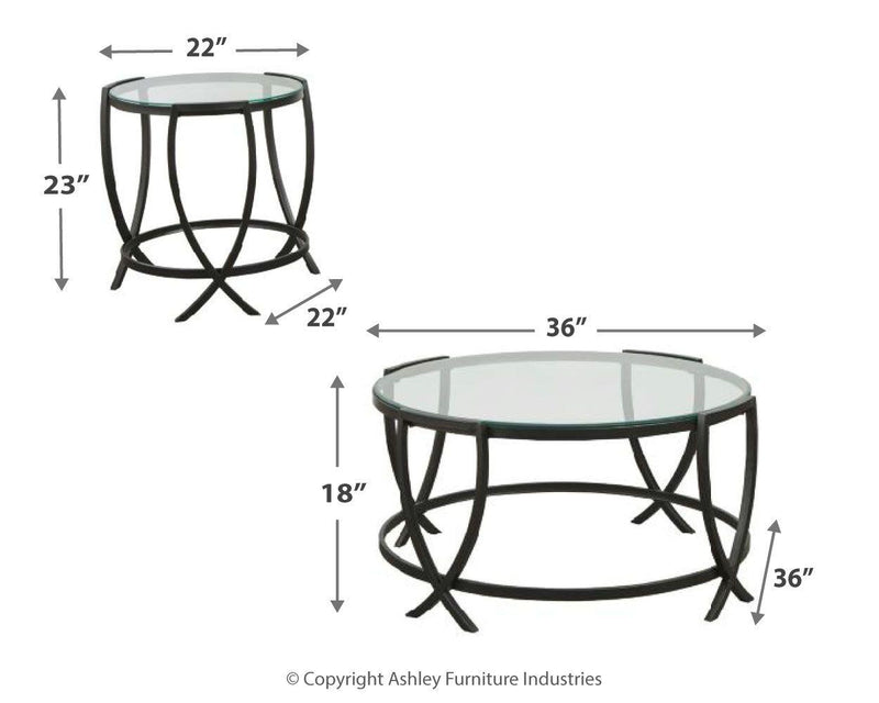 Tarrin - Occasional Table Set (3/cn)