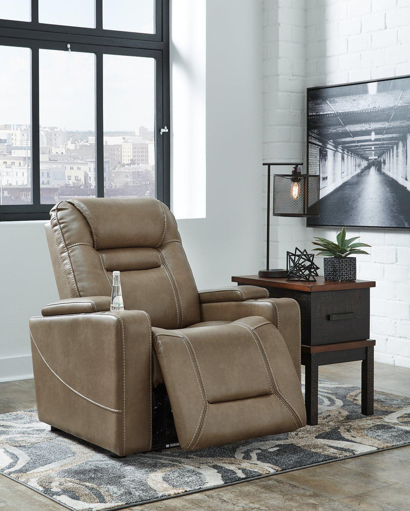 Crenshaw Cappuccino Power Recliner