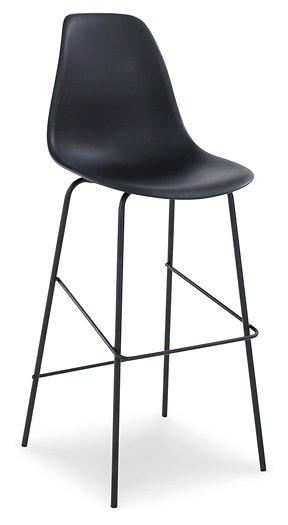 Forestead Black Bar Height Bar Stool (Set of 2)