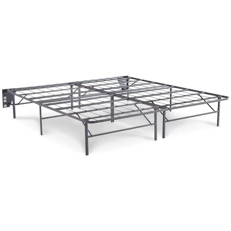 12 Inch Ashley Hybrid Gray King Adjustable Base and Mattress