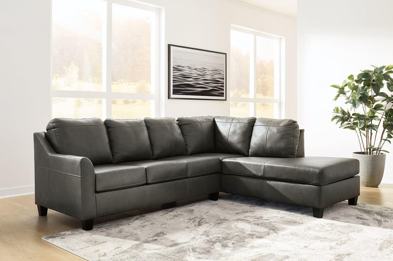 Valderno Fog 2-Piece Sectional with Chaise