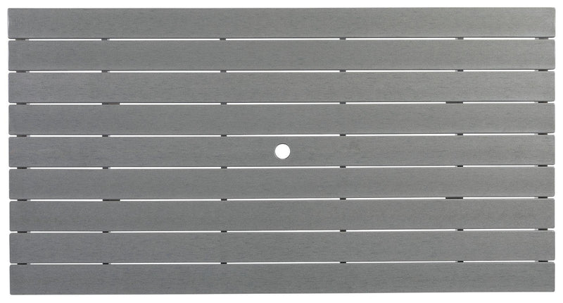 Transville - Rect Counter Table W/umb Opt