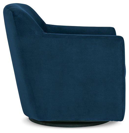 Bradney Ink Swivel Accent Chair