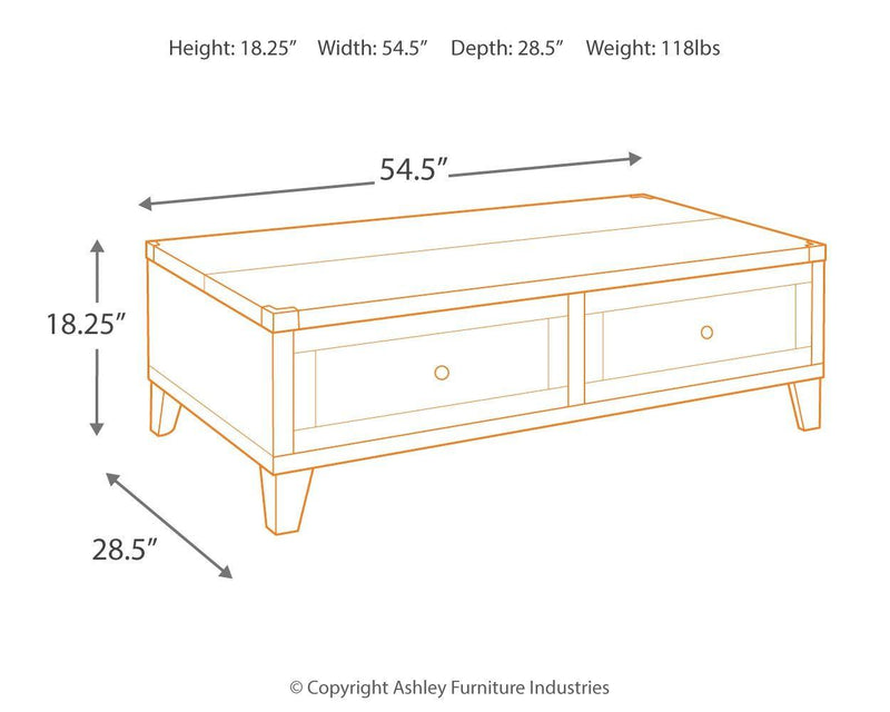 Todoe - Lift Top Cocktail Table