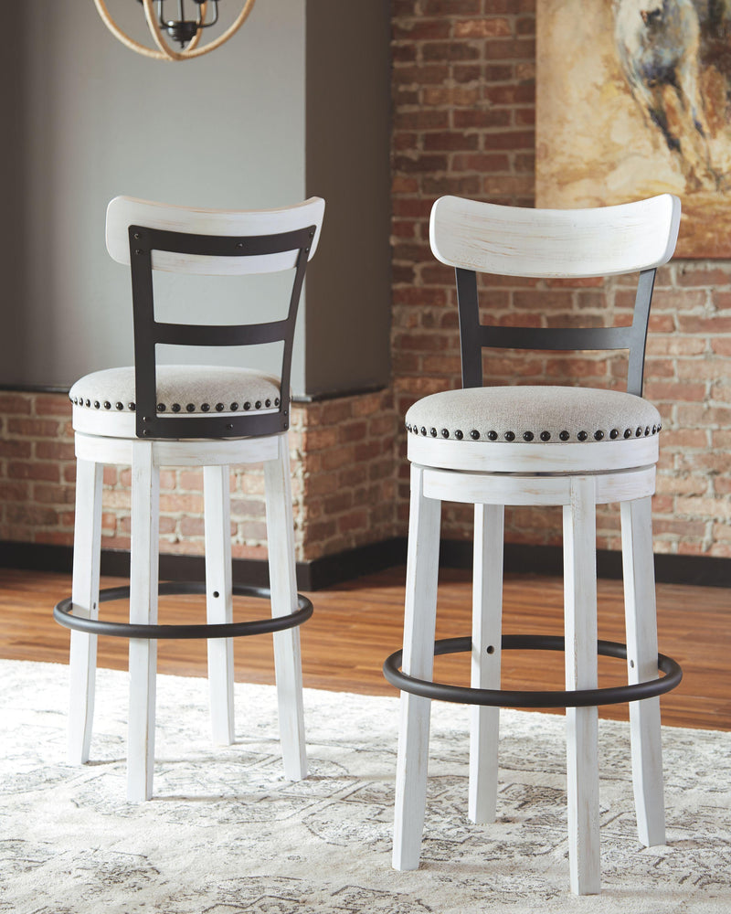 Valebeck - Tall Uph Swivel Barstool(1/cn)